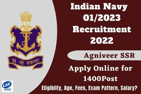 Indian Navy Agniveer 10+2 Sailor Entry SSR May 2023