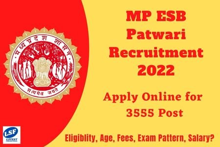 MP ESB Patwari Recruitment 2022