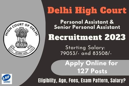 Delhi High Court Personal Assistant PA, SPA Recruitment 2023