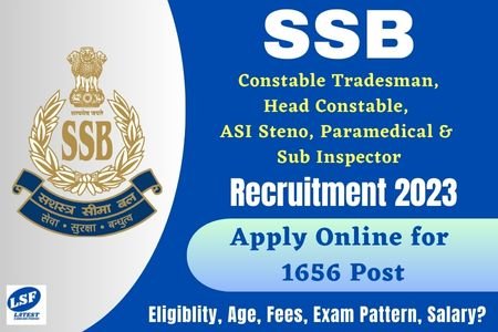 Sashastra Seema Bal SSB Constable Tradesman, Head Constable, ASI Steno, Paramedical & Sub Inspector SI Recruitment Online Form 2023